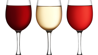 Glass of red, pink and white wine-Thinkstock_credits